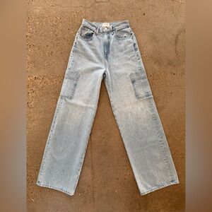 Frame Denim Women's Light Wash Straight Leg Jeans